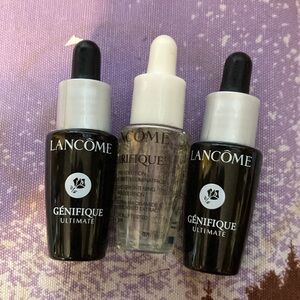 LANCÔME Clarifique and Génifique serum travel sizes